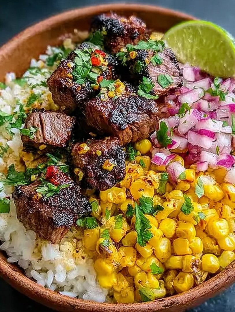 Street Corn Steak Rice Bowls image 2