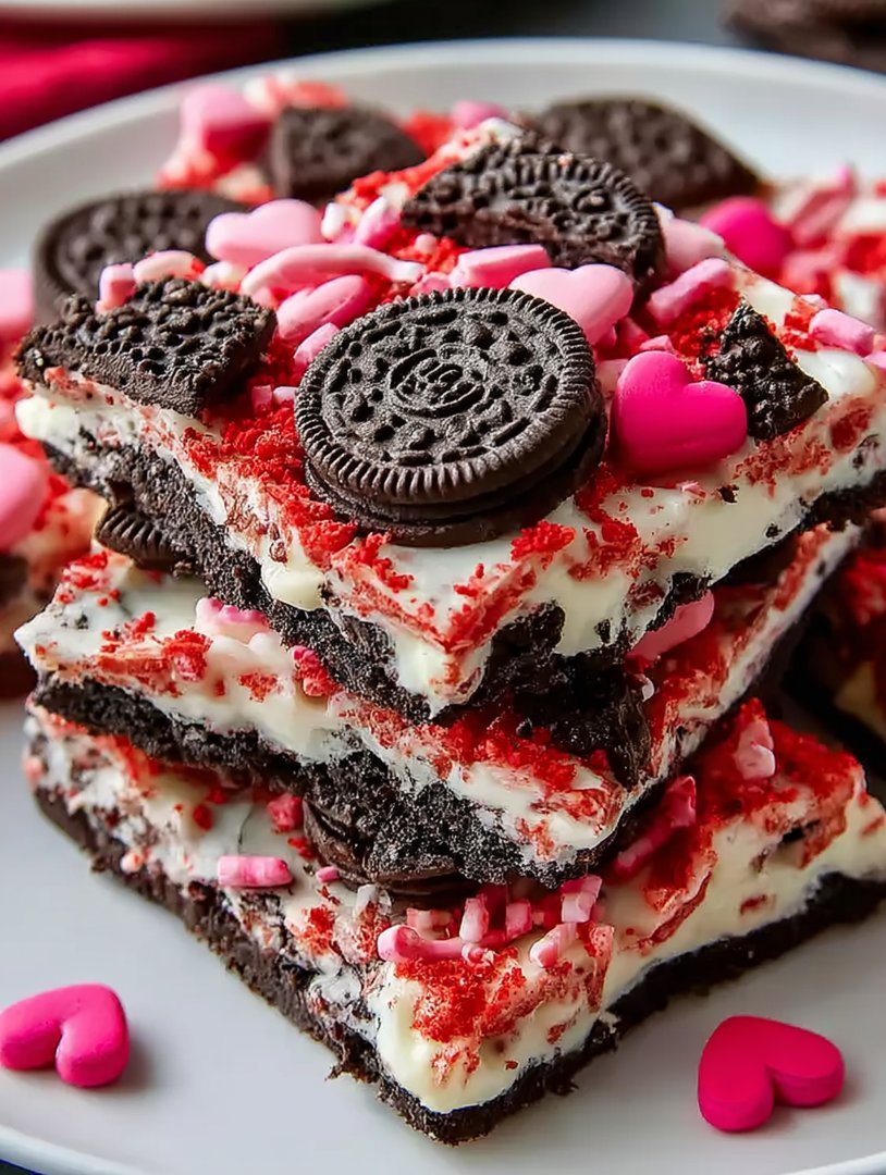 Vjuniper teager alentine’s Day Oreo Cookie Bark image 2