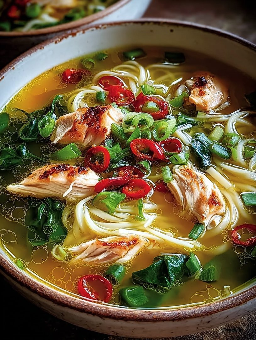 juniper teager Garlic Chicken Noodle Soup image 2